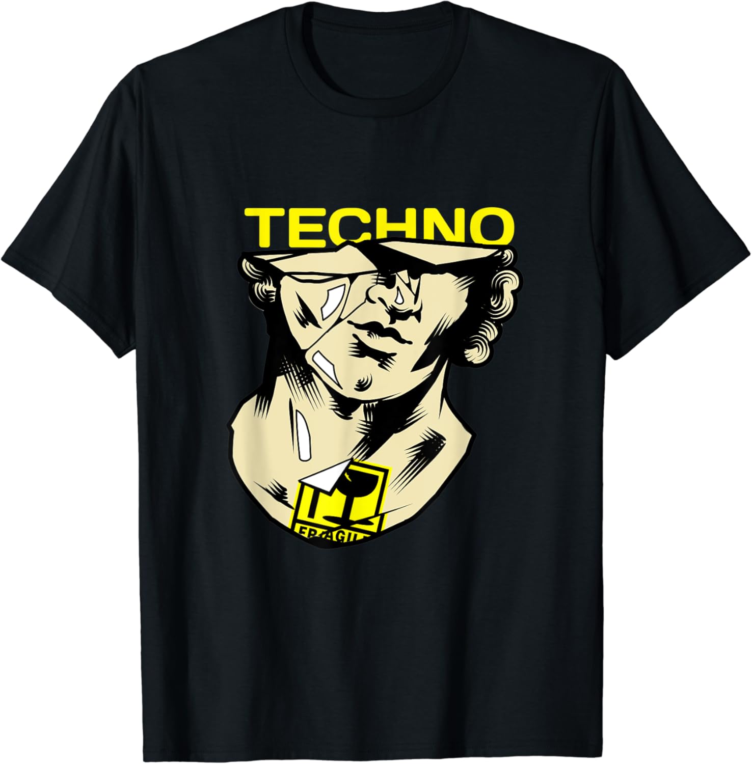 Techno Music EDM Rave Festival Tech House TShirt Amazon.co.uk Fashion